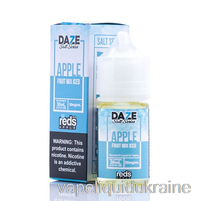 Vape Ukraine ICED Fruit Mix - Red's Apple E-Juice - 7 DAZE SALT - 30mL 30mg